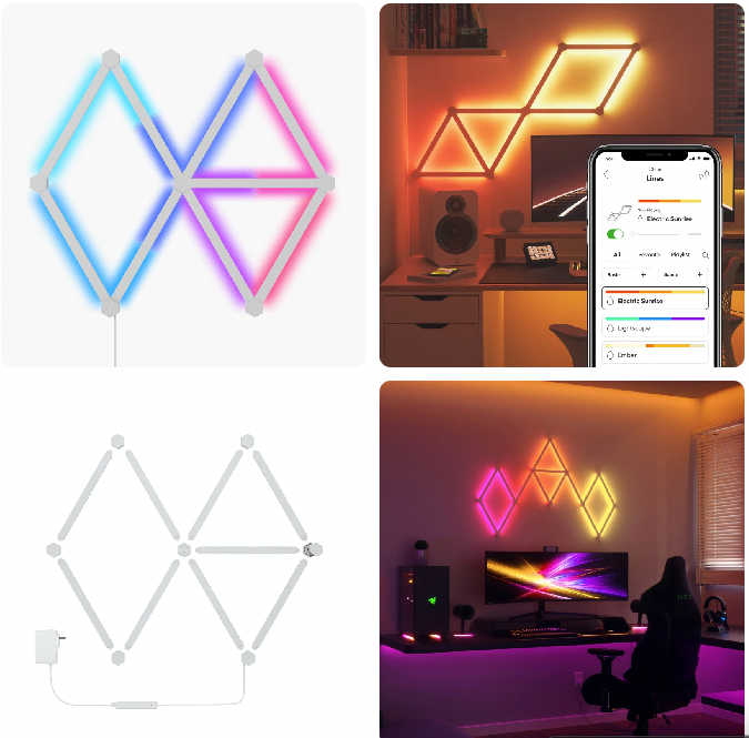 Nanoleaf Lines Starter Kit 智能燈條套裝 (9條)